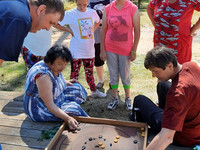 в поселке Царицыно озеро Тихвинского района